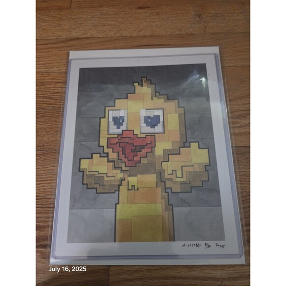 VeeFriends X Adam Lister “Decisive Duck” #8/50 Signed! Limited Ed.8 